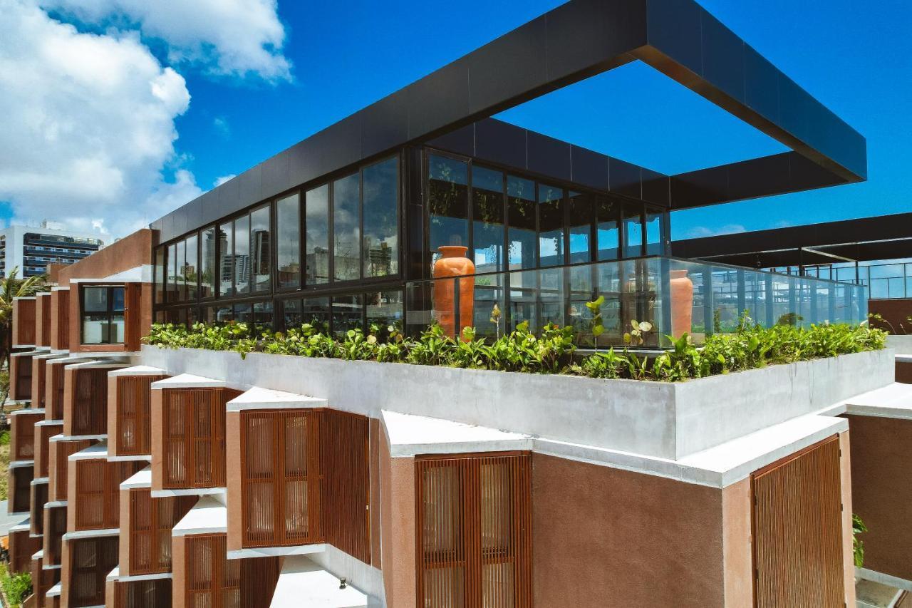 Ba'Ra Hotel João Pessoa Extérieur photo The rooftop of the hotel